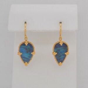 18K Boulder Opal Earrings