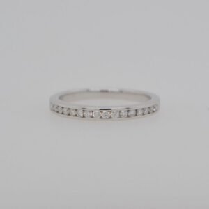 14K Diamond Channel Set Band