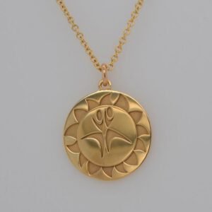 14K Sun Dancers Pendant