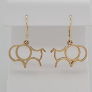 14K Simms Bison Earrings