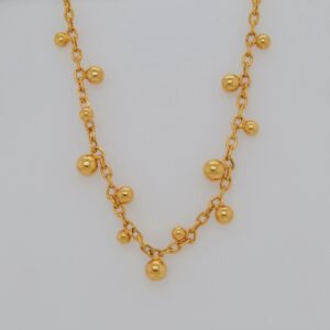 14K Hanging Ball Chain