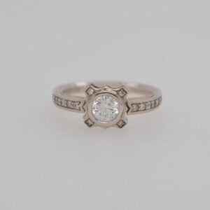 One of a Kind, 14K Art Deco Diamond Ring