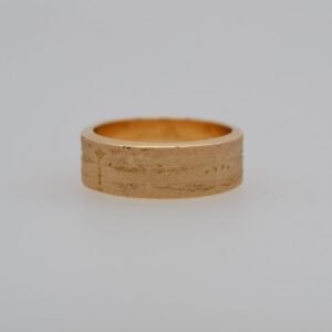 14K  Aspen Bark Band