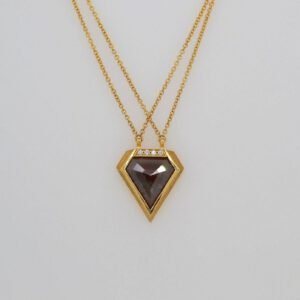 One of a Kind, 18K Rose Cut Diamond Necklace