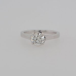14K Solitaire 0.91 Carat Diamond Ring