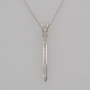 One of a Kind, 14K Multi-sided Bar Pendant