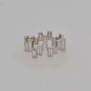 One of a Kind, Platinum Baguette Diamond Eternity Ring