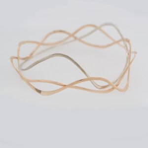 14K Signature Lightweight Snake River Bangles