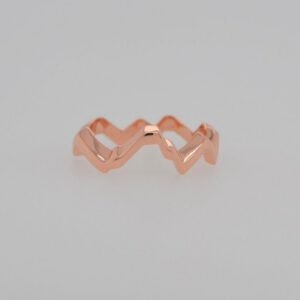 14K Rose Gold Teton Silhouette Ring