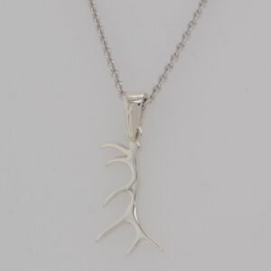 Sterling Silver Antler Pendant