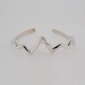 Sterling Silver Lightweight Teton Cuff Bracelet