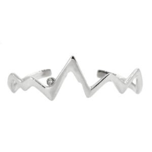 Sterling Silver Diamond Teton Bracelet Lightweight