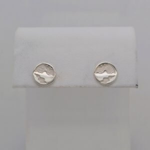 Sterling Silver Teton Solid Post Earrings