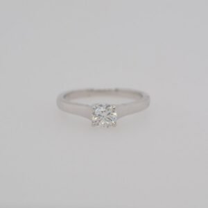 14K Solitaire Diamond 0.50 Carat Ring
