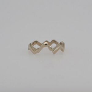 Sterling Silver Teton Silhouette Ring