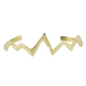 14K Teton Lightweight Cuff Bracelet
