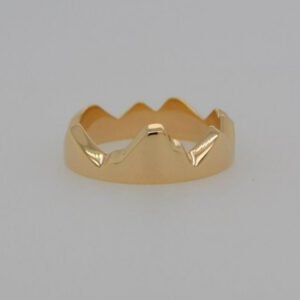 14K Yellow Gold Teton Layering Ring