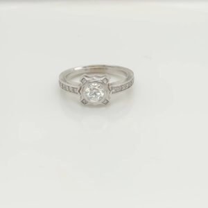 One of a Kind, 14K Art Deco Diamond Ring