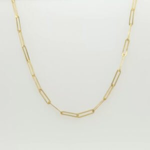 14K Paperclip Chain