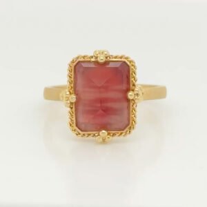 18K Sunstone Ring